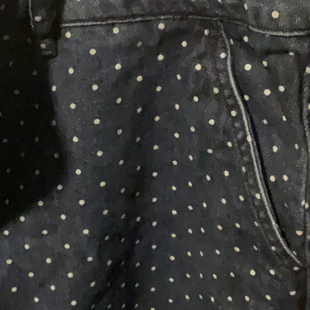 Boden Mira Denim Polka Dot Skirt - Picture 5 of 7